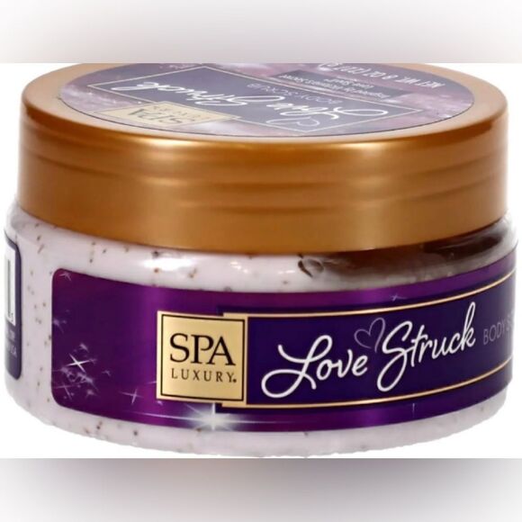 🛍️SPA LUXURY Love ❤️ Struck Body Scrub & Vanilla sugar Scent 8 OZ (227g) - Picture 10 of 10